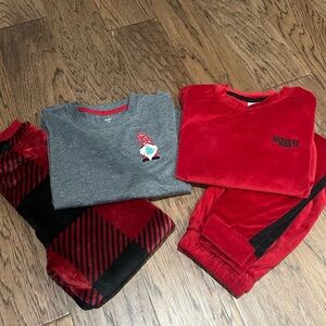 BOGO!! Two 2piece loungewear/jammie sets very soft size 8